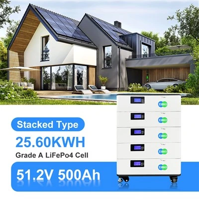 সোলার 51.2V 500Ah 25.6kwh আবাসিক ব্যাটারি স্টোরেজ