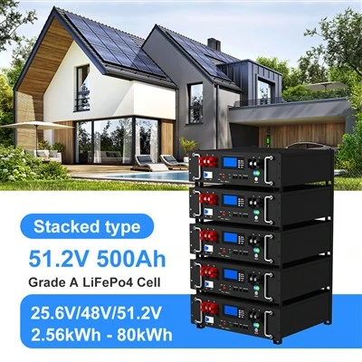 সৌর লিথিয়াম ব্যাটারি প্যাক 51.2V 500AH 25KWH সার্ভার র্যাক ব্যাটারি