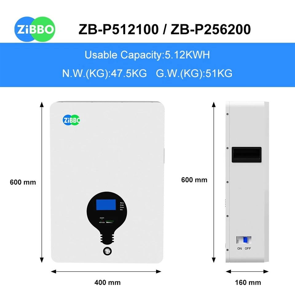 Solar Energy Storage System 24V 48V 100Ah 200Ah Lithium Iron Phosphate Battery
